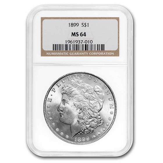 1899 Morgan Dollar MS-64 NGC 1899 Morgan Dollar MS-64 NGC